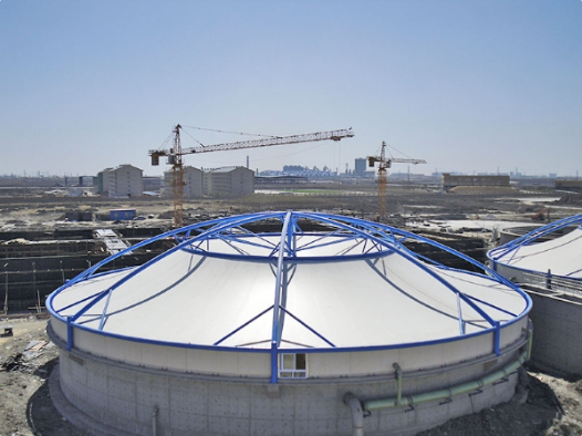 东营市污水池加盖张拉膜景观 - 价格